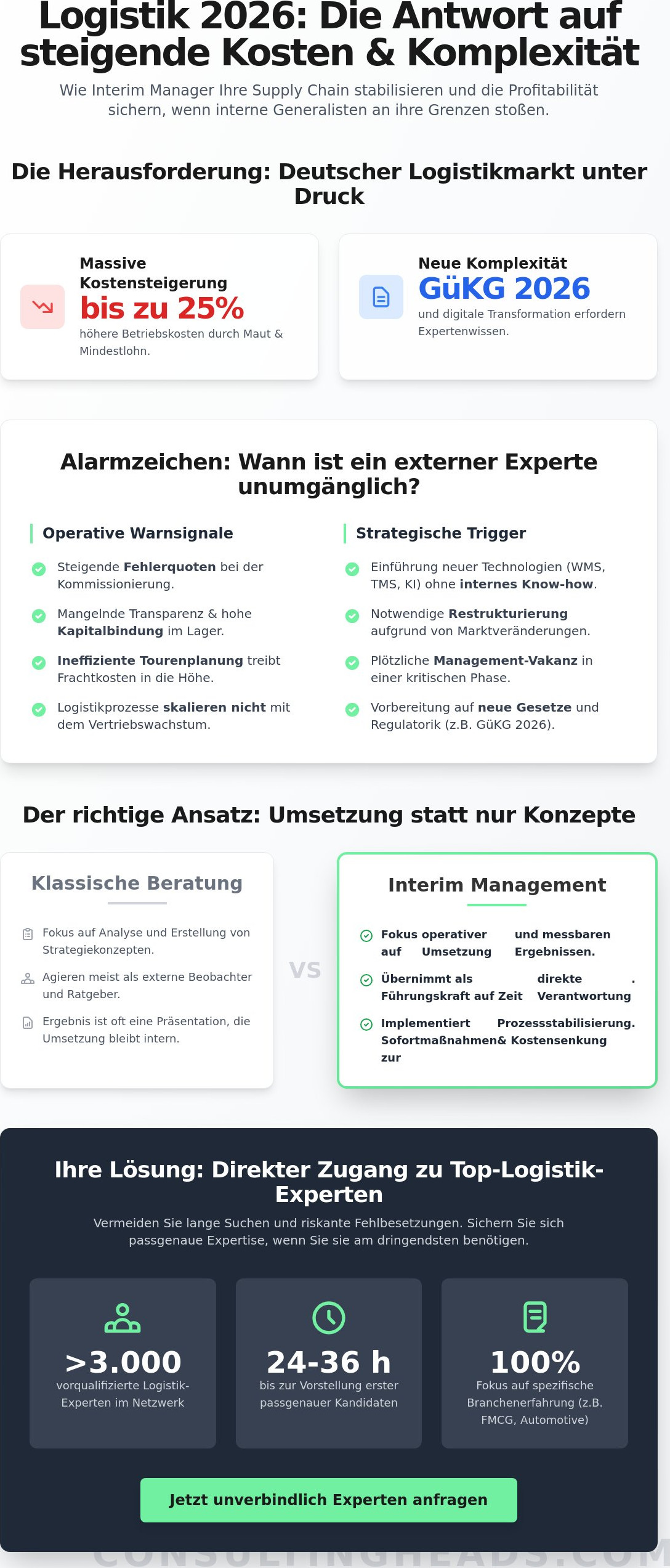 Interim Manager Logistik