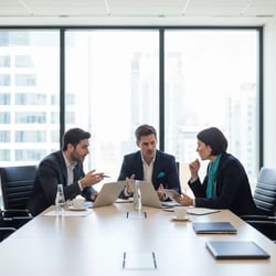 Freelance AI Infrastructure Engineer im Projektteam bei der Arbeit