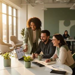 Freelance Analytics Engineer Team bei der Arbeit