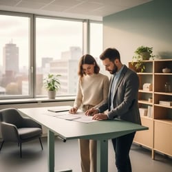 Freelance Betriebsratsberater im Projektteam bei der Arbeit