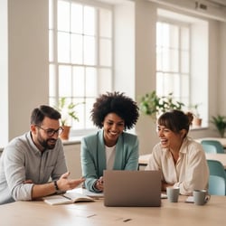Freelance Business Analyst im Projektteam bei der Arbeit