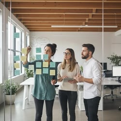 Freelance Business Continuity Specialist Team bei der Arbeit