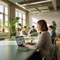Freelance Business Intelligence Analyst Team bei der Arbeit