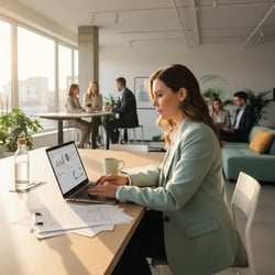 Freelance Compliance Officer Finanzdienstleistung Team bei der Arbeit