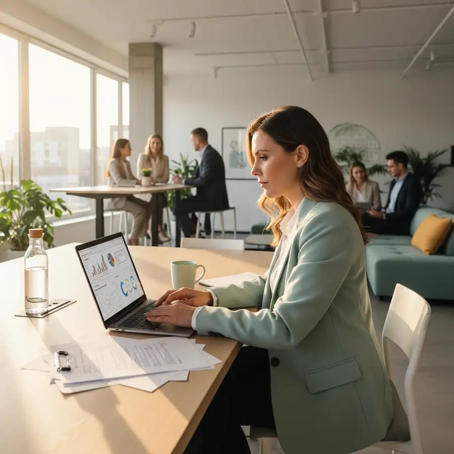 Freelance Compliance Officer Finanzdienstleistung Team bei der Arbeit