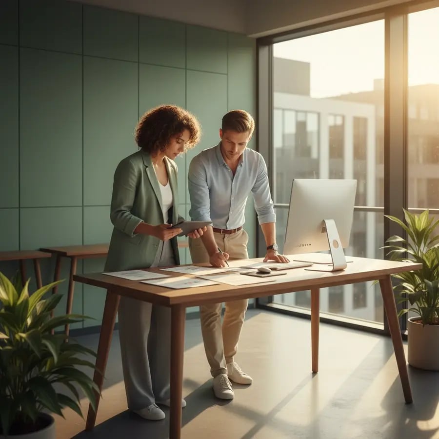 Freelance Content Manager Team bei der Arbeit
