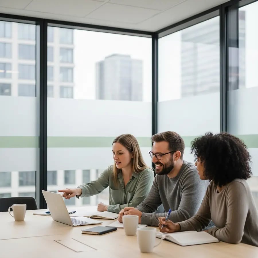 Freelance Copywriter (B2B) Team bei der Arbeit