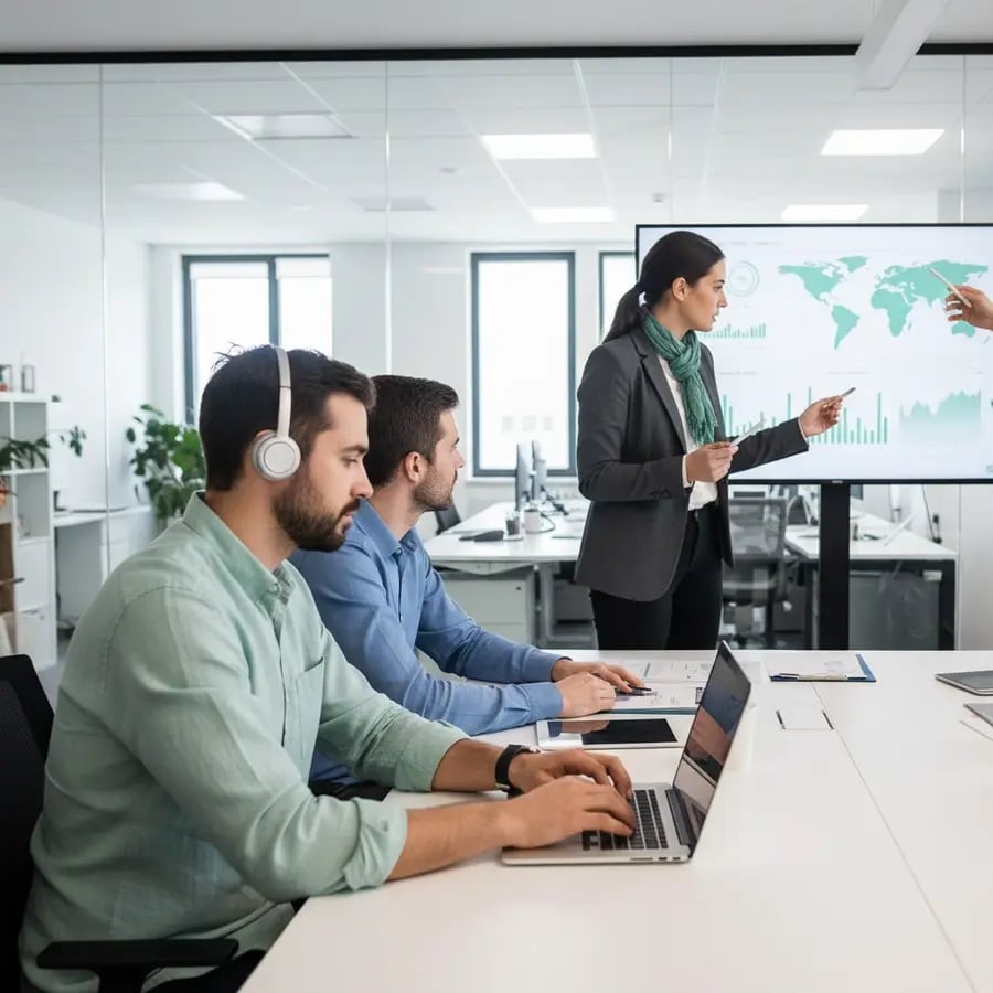 Freelance Cross-Border M&A Berater Team bei der Arbeit