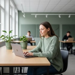 Freelance Customer Data Analyst im Projektteam bei der Arbeit