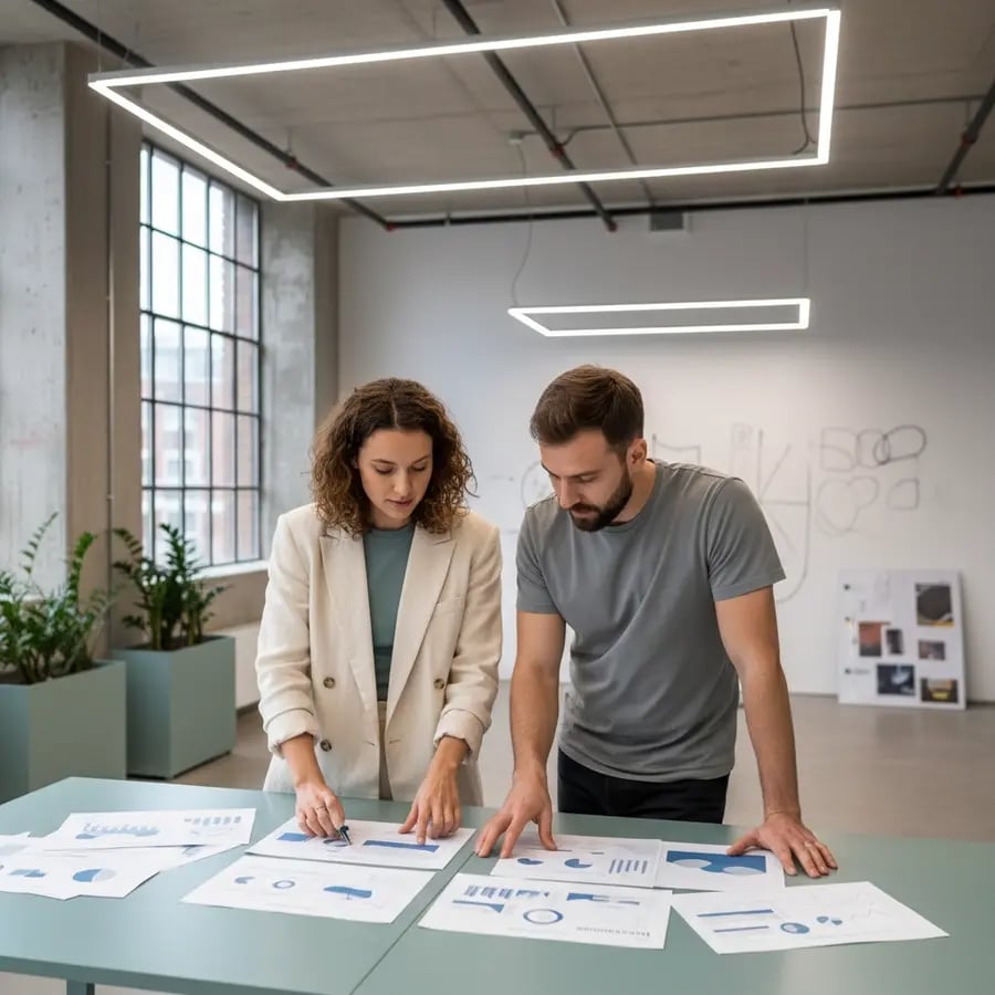 Freelance Data Product Manager Team bei der Arbeit