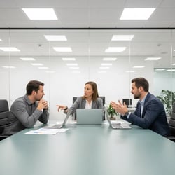Freelance Executive Search Consultant Team bei der Arbeit