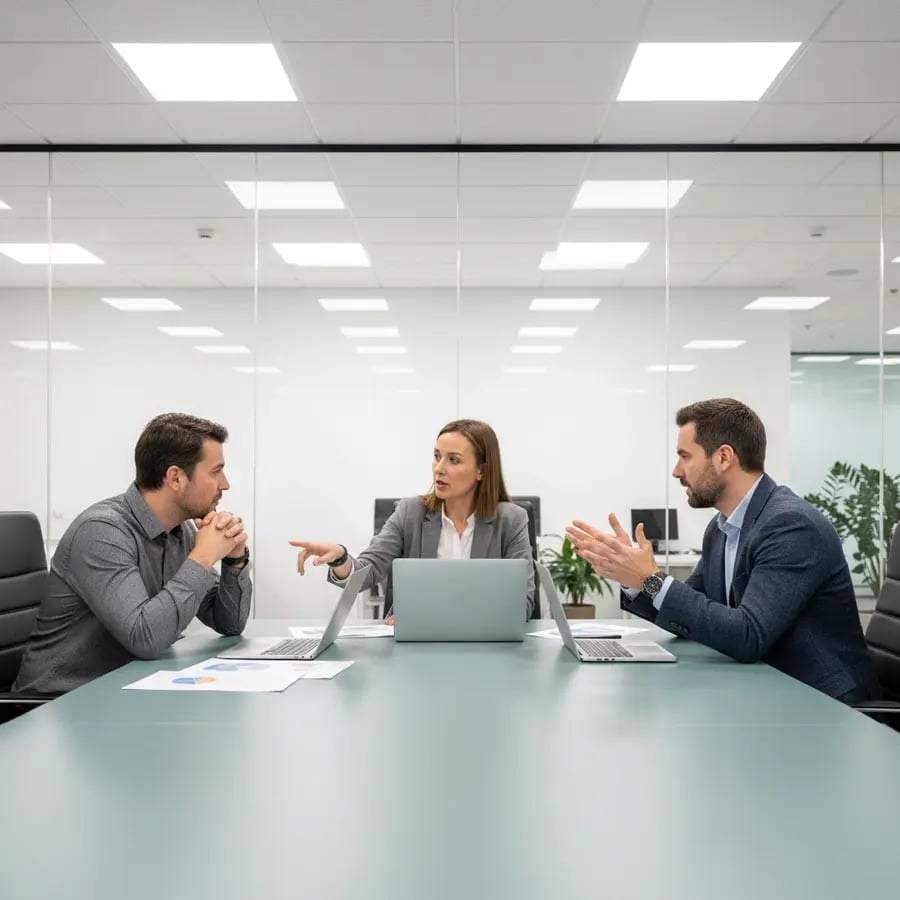 Freelance Executive Search Consultant Team bei der Arbeit