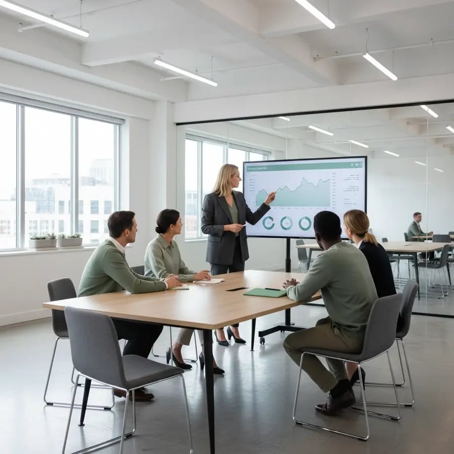 Freelance Finanzrestrukturierungsberater Team bei der Arbeit