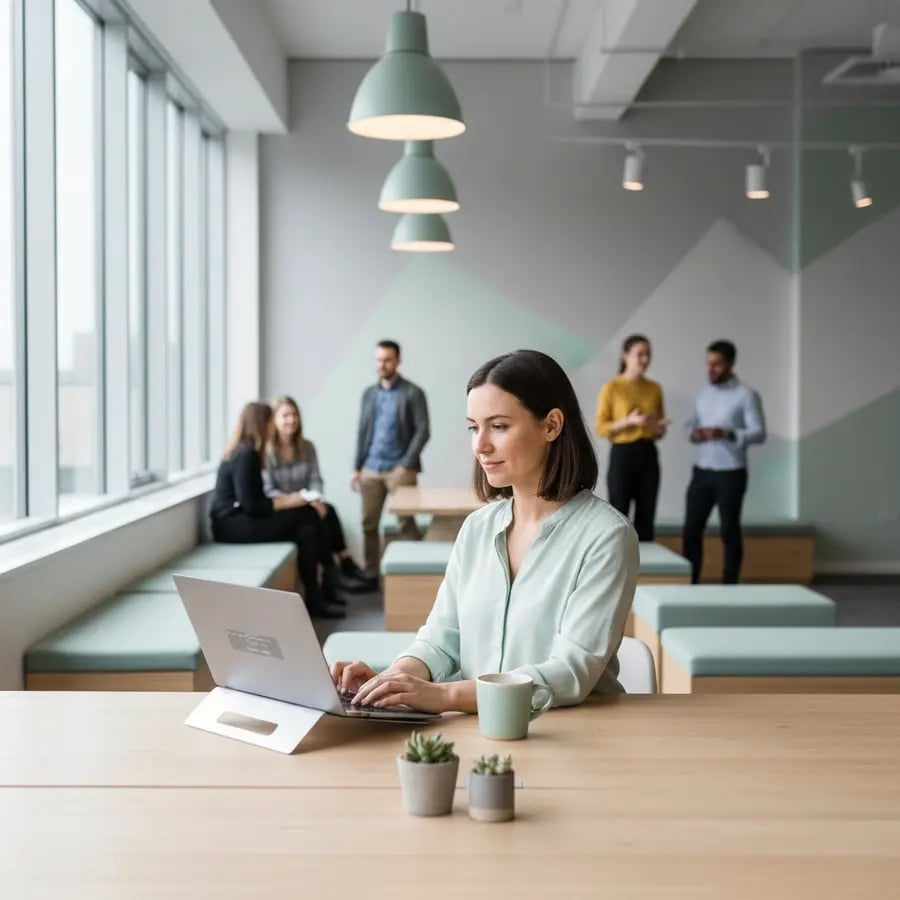 Freelance Franchise Berater Team bei der Arbeit