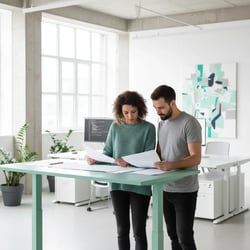 Freelance Frontend Developer Team bei der Arbeit