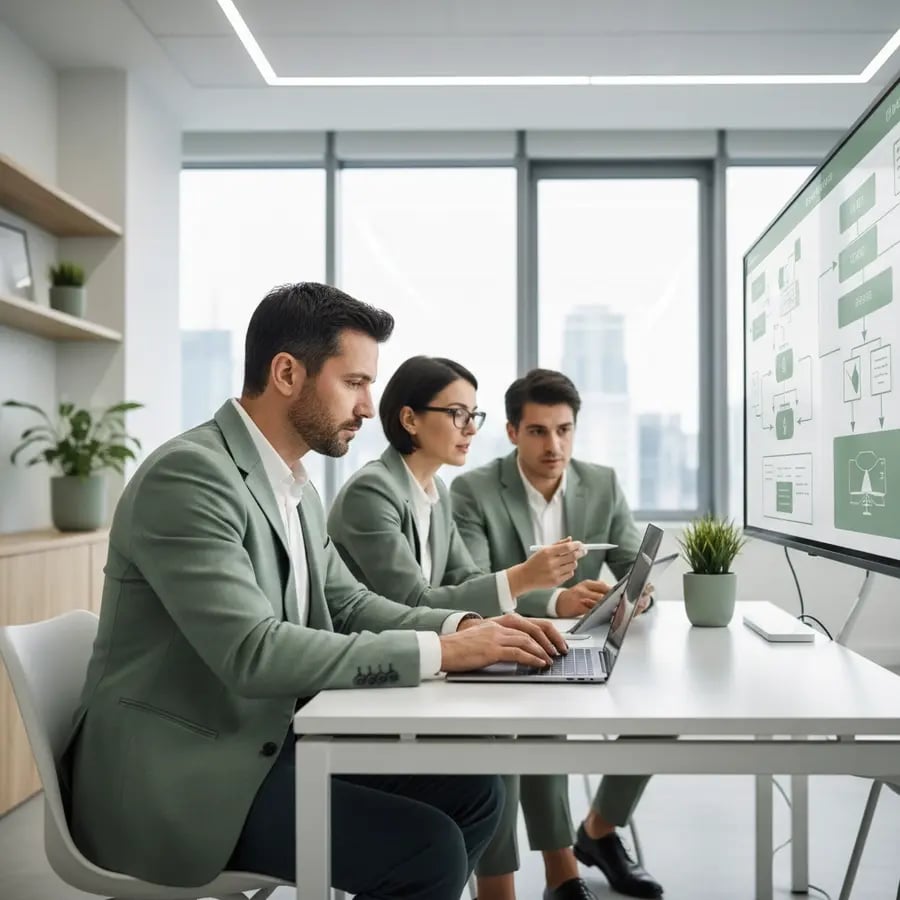 Freelance Governance Berater Team bei der Arbeit