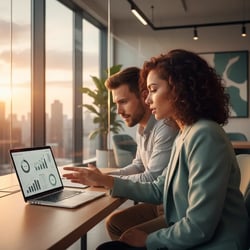 Freelance IT Governance Consultant im Projektteam bei der Arbeit