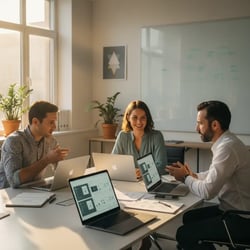 Freelance Jira Administrator Team bei der Arbeit
