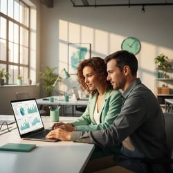 Freelance Kühlketten-Spezialist im Projektteam bei der Arbeit
