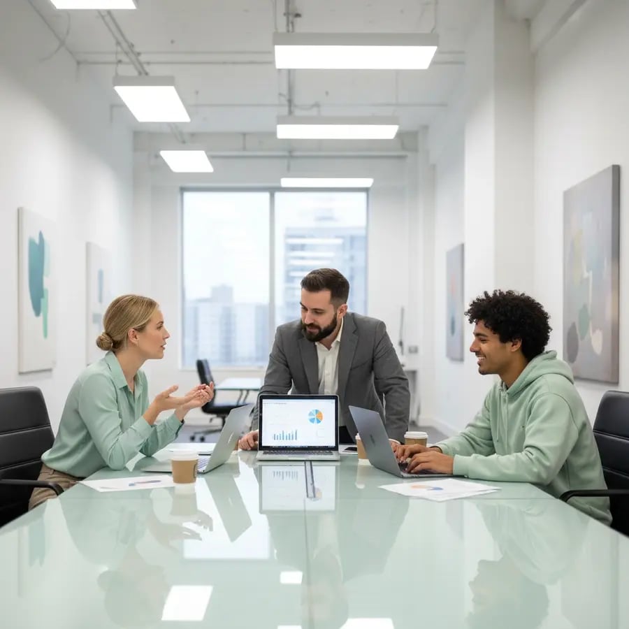 Freelance Credit Analyst Team at Work