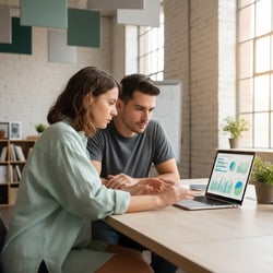 Freelance Krisenmanager im Projektteam bei der Arbeit