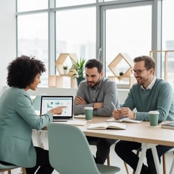 Freelance Legacy-Modernisierung Consultant im Projektteam bei der Arbeit