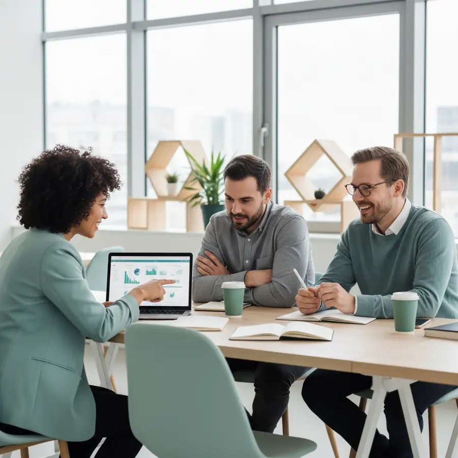 Freelance Legacy-Modernisierung Consultant im Projektteam bei der Arbeit