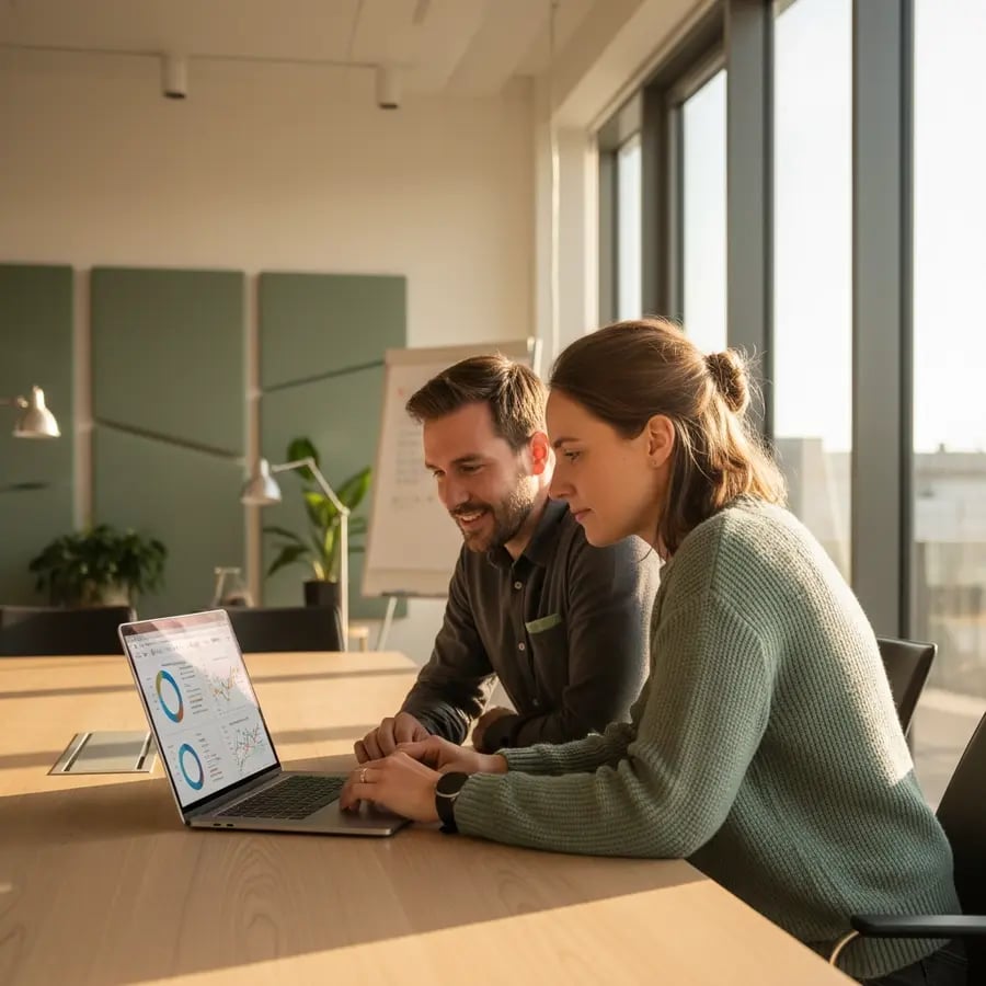 Freelance OKR Berater Team bei der Arbeit