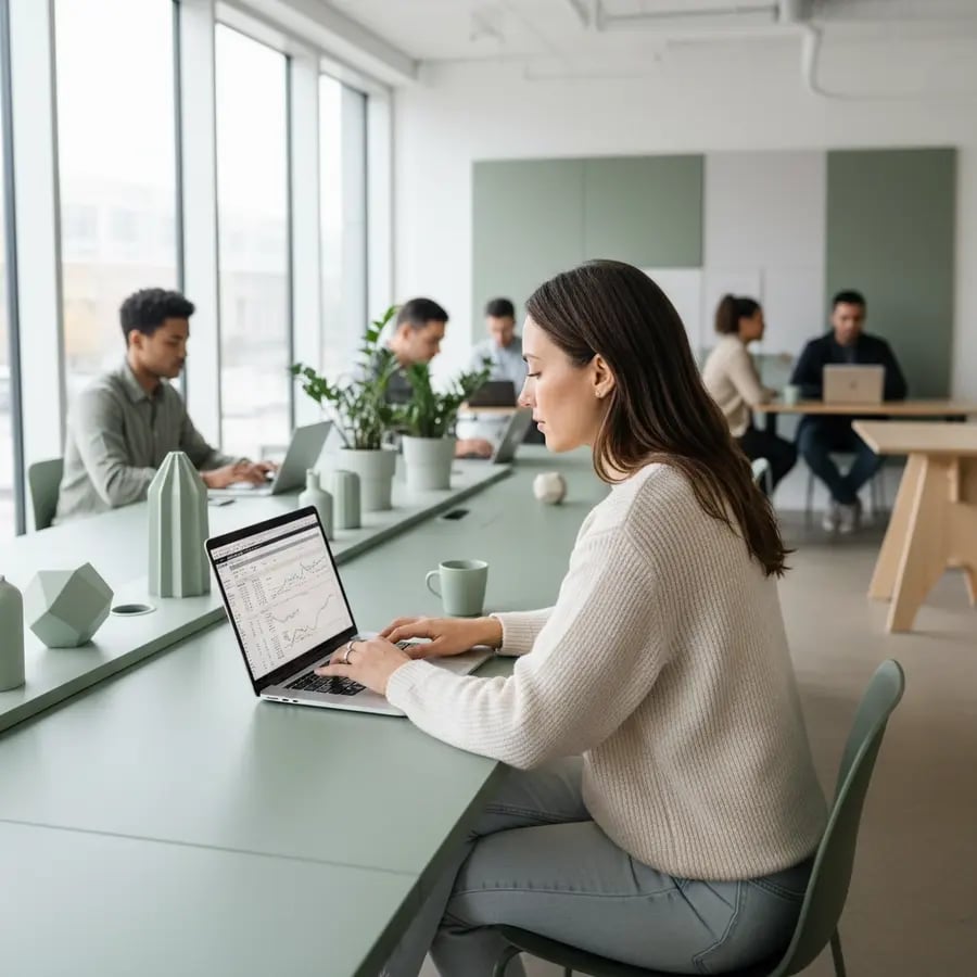 Freelance Pricing Analyst Team bei der Arbeit