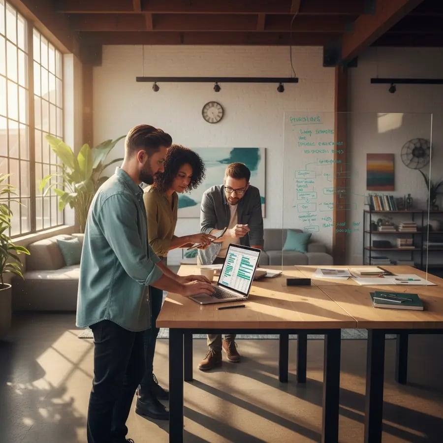 Freelance Project Controller Team at Work