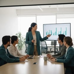 Freelance SAFe Consultant im Projektteam bei der Arbeit