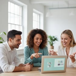 Freelance Salesforce Architect Team bei der Arbeit