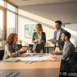 Freelance Senior Data Scientist Team bei der Arbeit