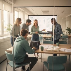 Freelance Svelte Developer Team bei der Arbeit