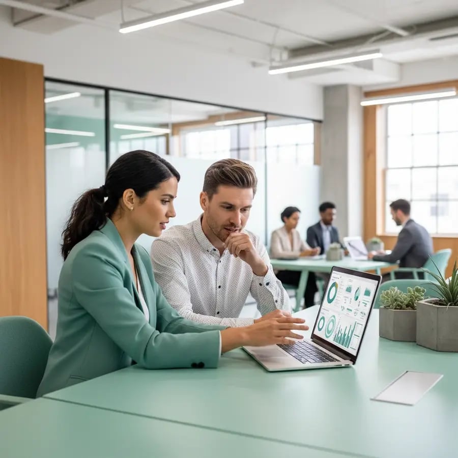 Freelance Turnaround-Manager Team bei der Arbeit