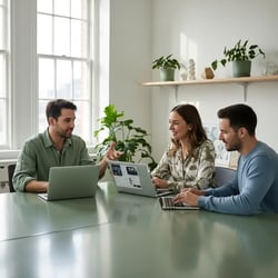 Freelance Wellbeing Manager (Corporate) Team bei der Arbeit
