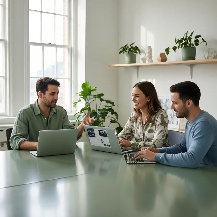 Freelance Wellbeing Manager (Corporate) Team bei der Arbeit