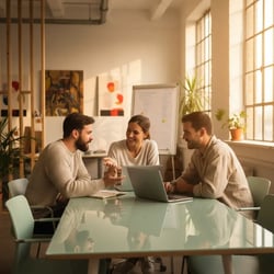 Freelance-DORA-Berater Team bei der Arbeit