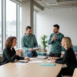 Freelance-DSGVO-Berater Team bei der Arbeit