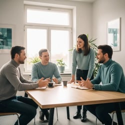 Freelance-Hinweisgeberschutz-Berater Team bei der Arbeit