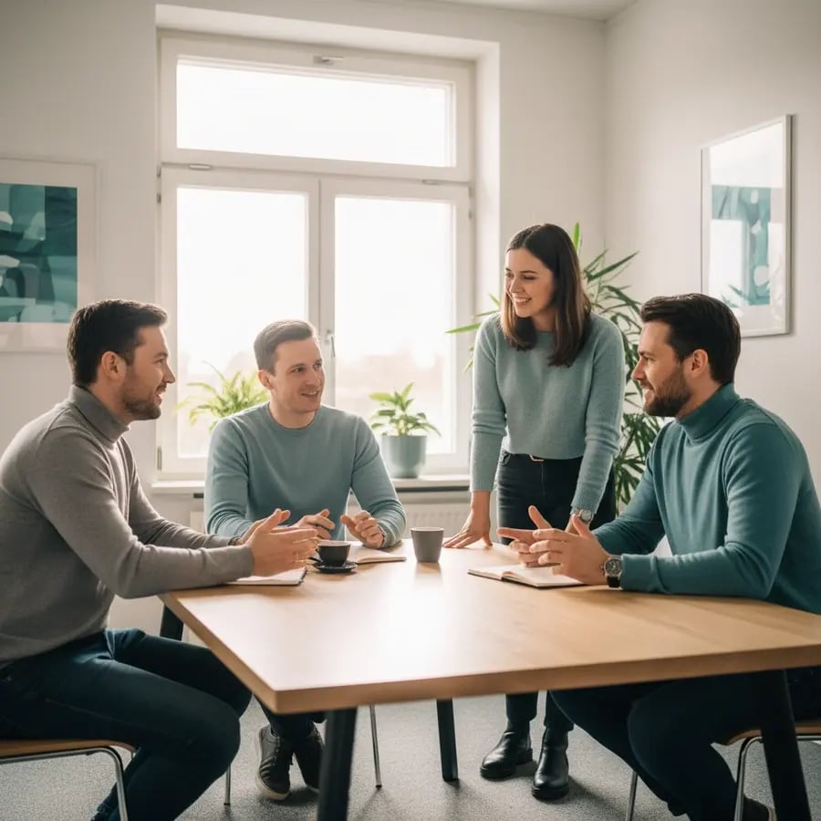 Freelance-Hinweisgeberschutz-Berater Team bei der Arbeit