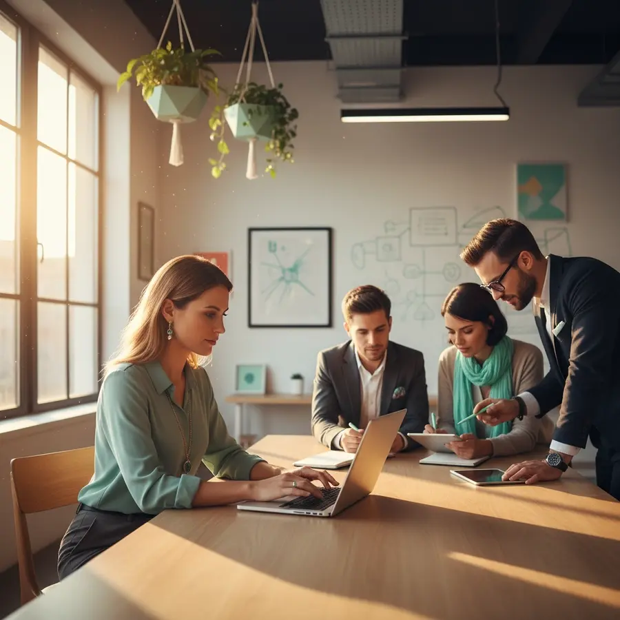 Interim CDO (Chief Digital Officer) Team bei der Arbeit