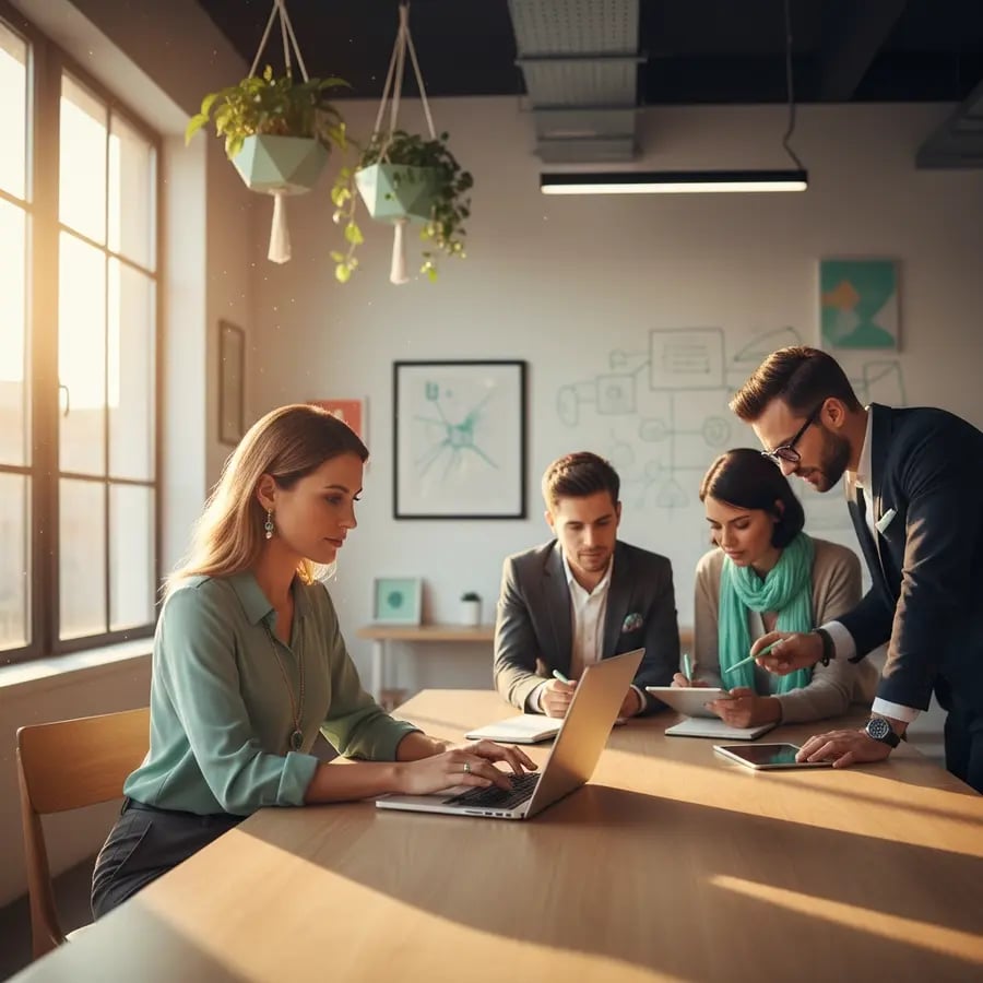 Interim CDO (Chief Digital Officer) Team bei der Arbeit