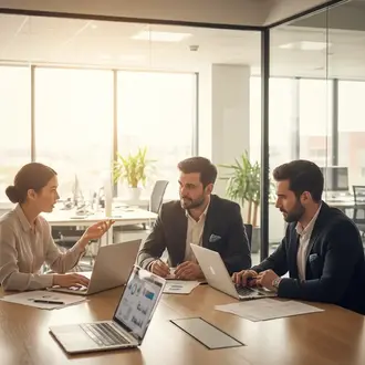 Interim CISO (Chief Information Security Officer) im Projektteam bei der Arbeit