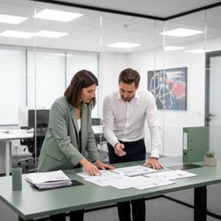Interim CMO (Chief Marketing Officer) im Projektteam bei der Arbeit