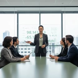 Interim Chief AI Officer (CAIO) im Projektteam bei der Arbeit
