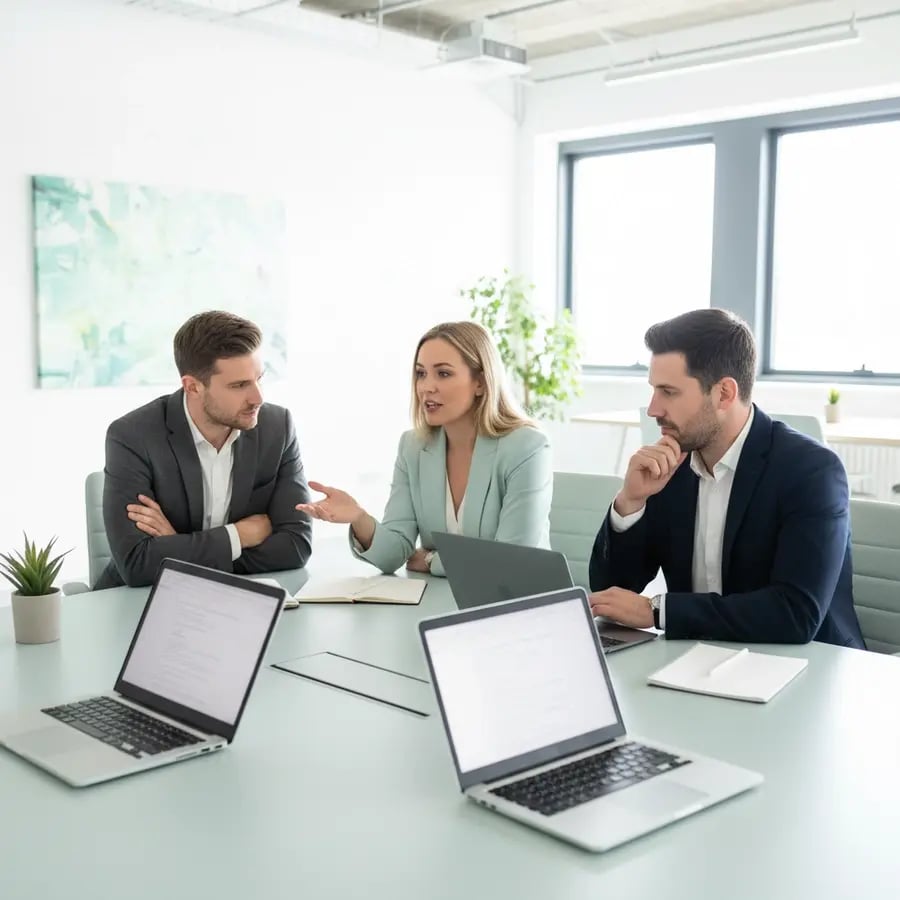 Interim Chief of Staff Team bei der Arbeit