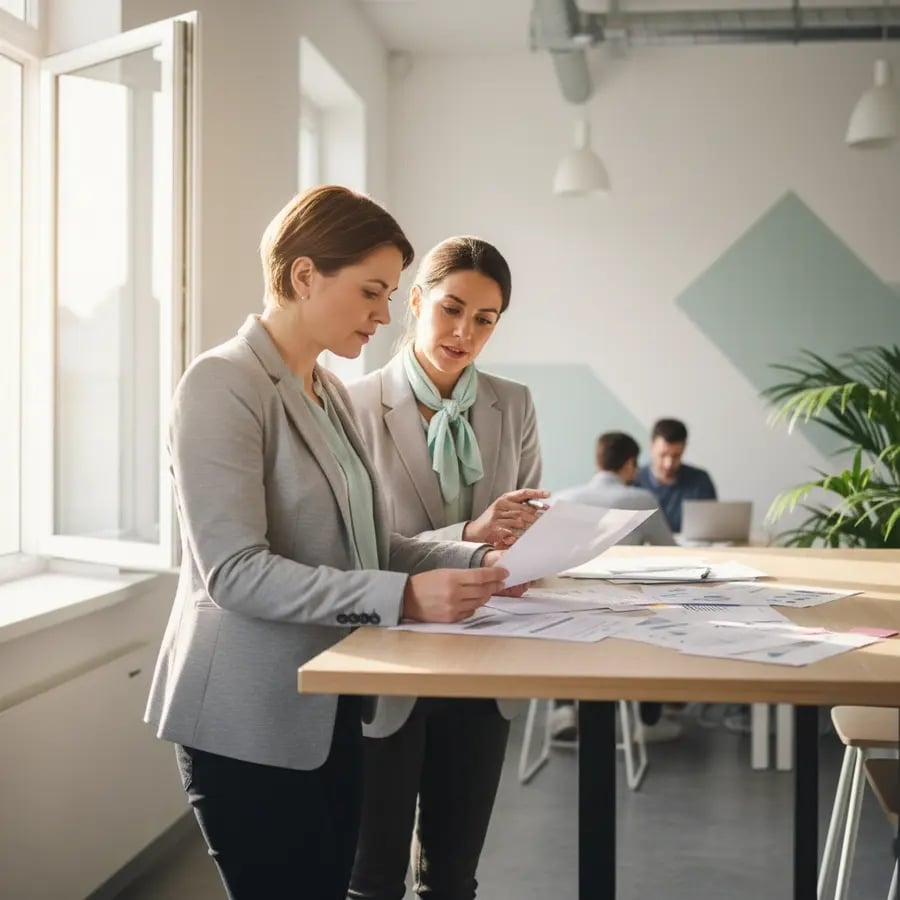 Interim Compliance Manager Team bei der Arbeit
