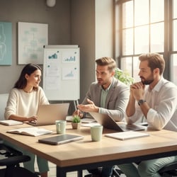 Interim Data Science Manager Team bei der Arbeit