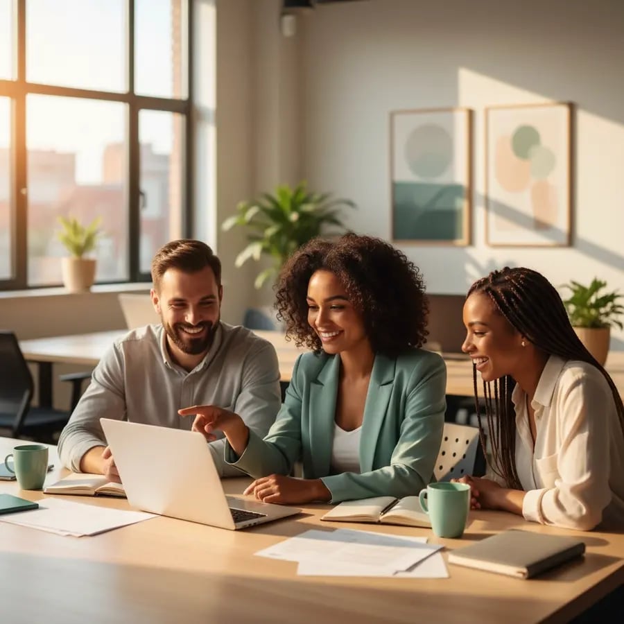 Interim Recruiter Team bei der Arbeit
